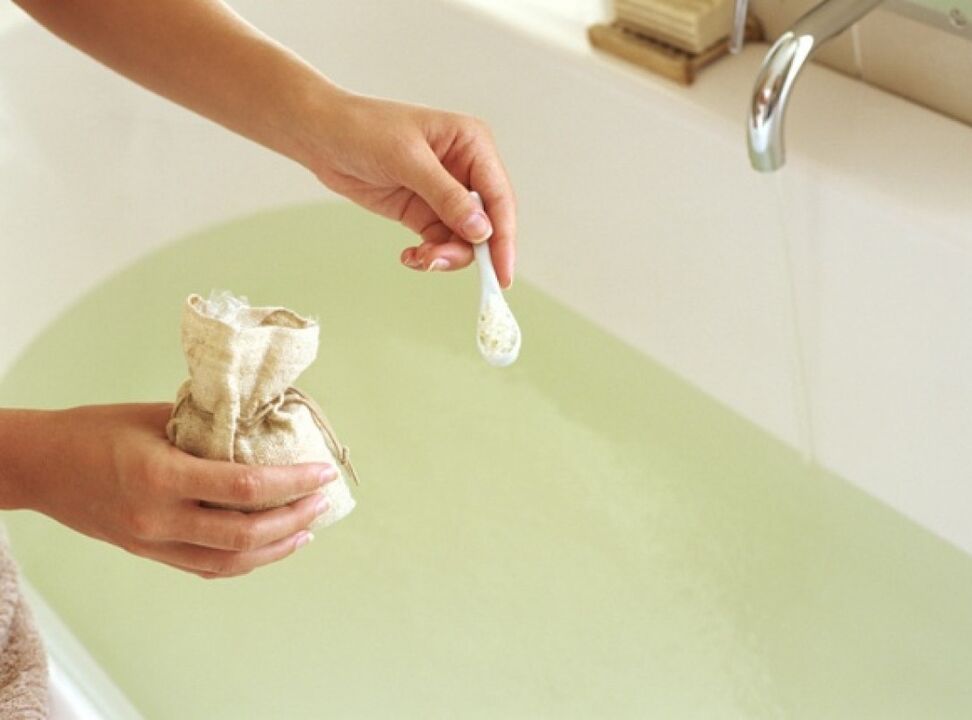 Bath with soda to enlarge member