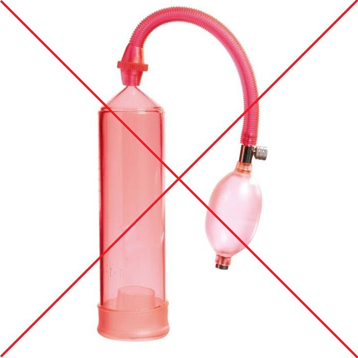 Contraindications to the use of vacuum pumps