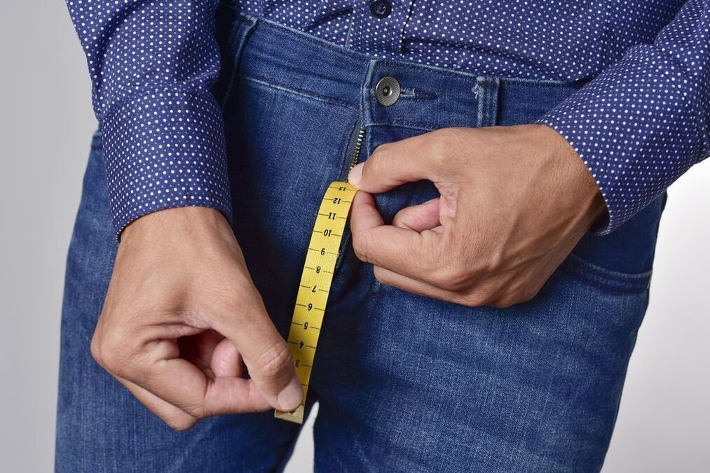 measuring the size of the penis