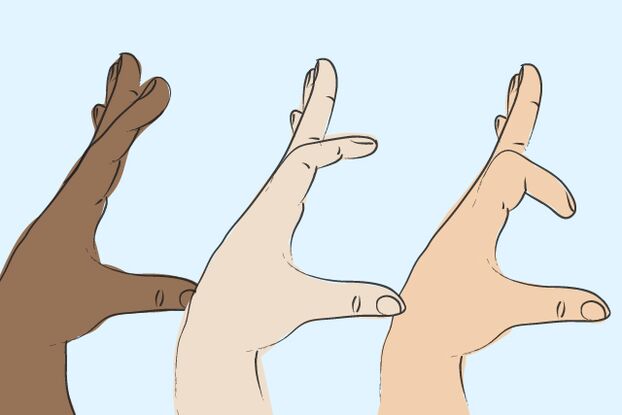 increase in the thickness of the penis of the fingers